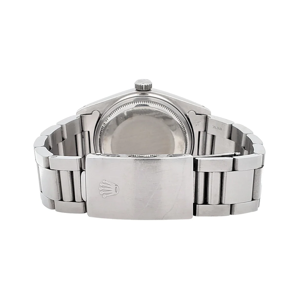 Rolex Datejust 36mm 16030 Buckley White Roman Dial Steel Oyster Watch - Image 5