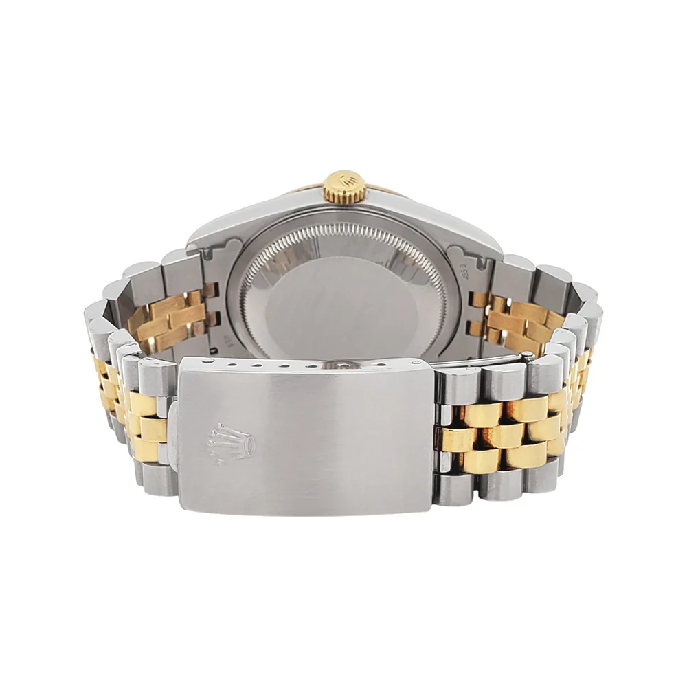 Rolex Datejust 36mm 16233 Cream Jubilee Arabic Dial 2-tone Yellow Gold/Steel Jubilee Watch - Image 7