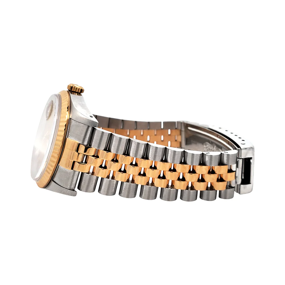 Rolex Datejust 36mm 16233 Factory Champagne Diamond 2-tone Yellow Gold/Steel Jubilee Watch - Image 4