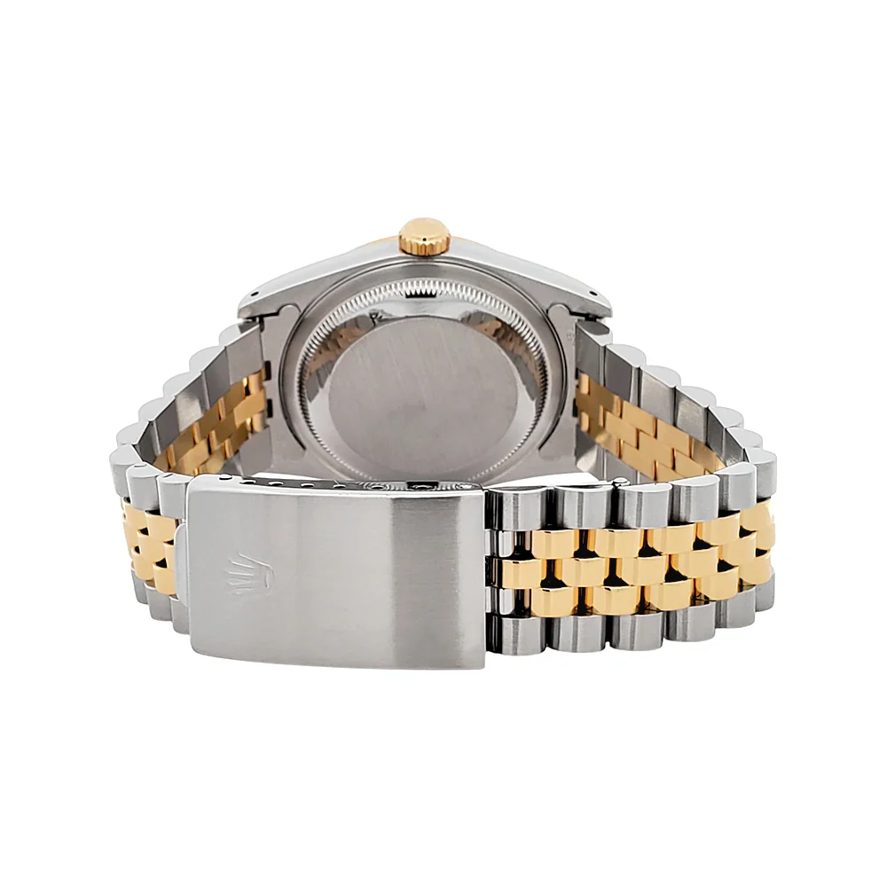 Rolex Datejust 36mm 16233 Factory Champagne Diamond Dial Yellow Gold/Steel Watch - Image 5