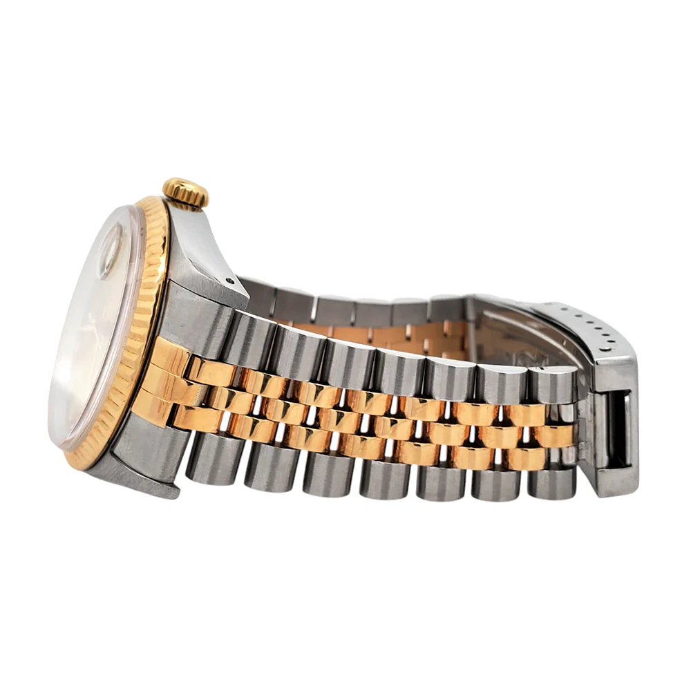 Rolex Datejust 36mm 16233 Factory Champagne Diamond Dial Yellow Gold/Steel Watch - Image 4