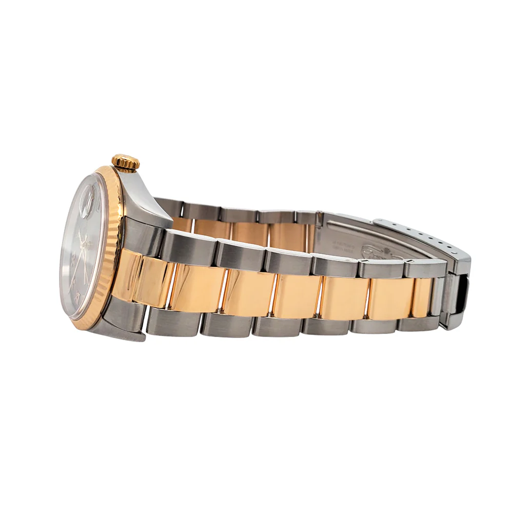 Rolex Datejust 36mm 16233 Gray Roman Dial Yellow Gold/Steel Watch Box papers - Image 4