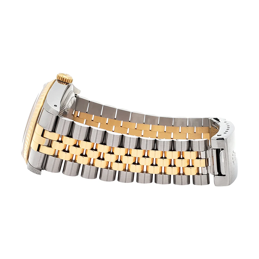 Rolex Datejust 36mm 16233 Silver Index Dial 2-tone Yellow Gold/Steel Jubilee Watch - Image 4