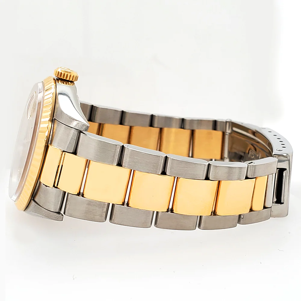 Rolex Datejust 36mm 2-Tone Factory Champagne Diamond Dial Oyster Watch Box Papers - Image 3
