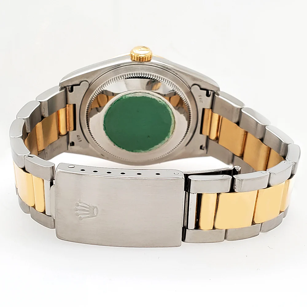 Rolex Datejust 36mm 2-Tone Factory Champagne Diamond Dial Oyster Watch Box Papers - Image 4