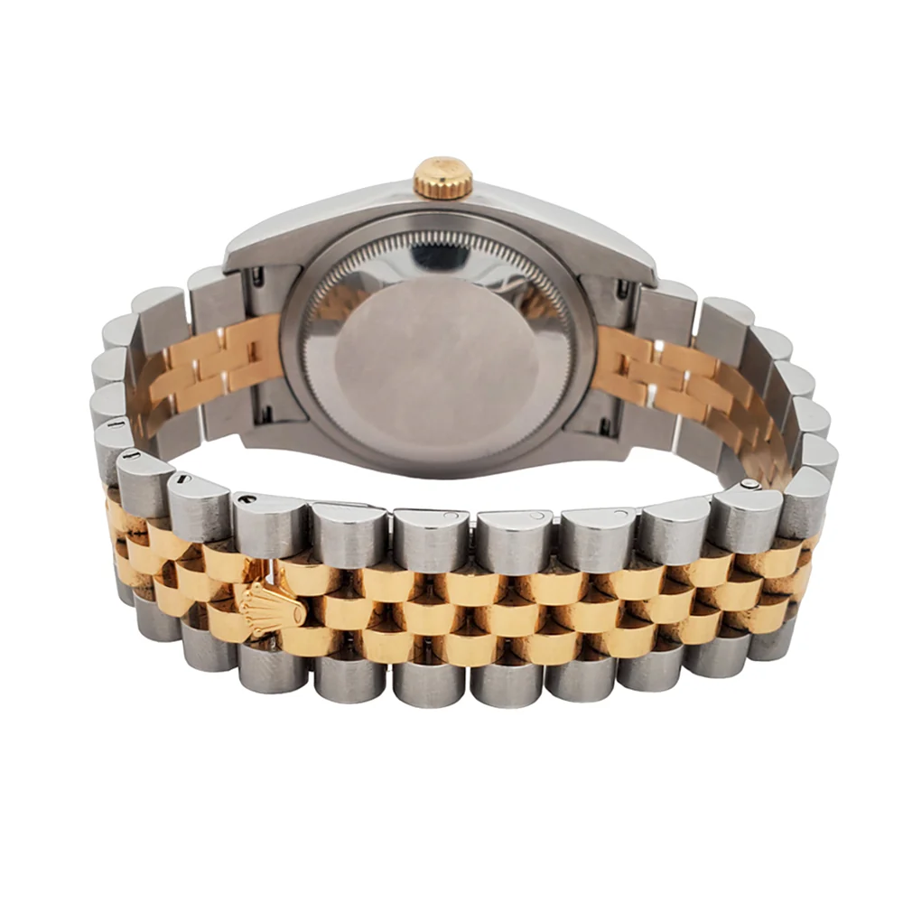 Rolex Datejust 36mm 2-Tone Yellow Gold/Steel Champagne Dial Watch 116233 Box Papers - Image 5