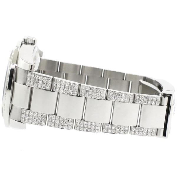 Rolex Datejust 36mm 4.5Ct Diamond Bezel/Bracelet/Black Index 116200 Steel Watch - Image 7