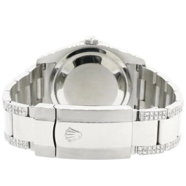 Rolex Datejust 36mm 4.5Ct Diamond Bezel/Bracelet/Black Index 116200 Steel Watch - Image 8