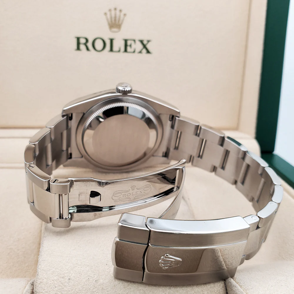 Rolex Datejust 36mm Blue Index Steel Oyster Watch 116200 Box Papers - Image 6