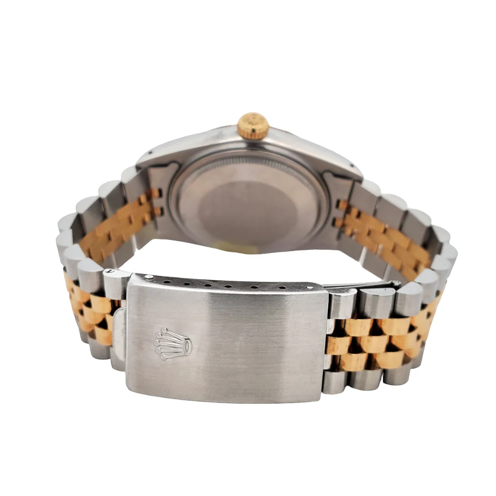 Rolex Datejust 36mm Buckley Champagne Dial Yellow Gold/Steel Jubilee Watch 16013 - Image 4
