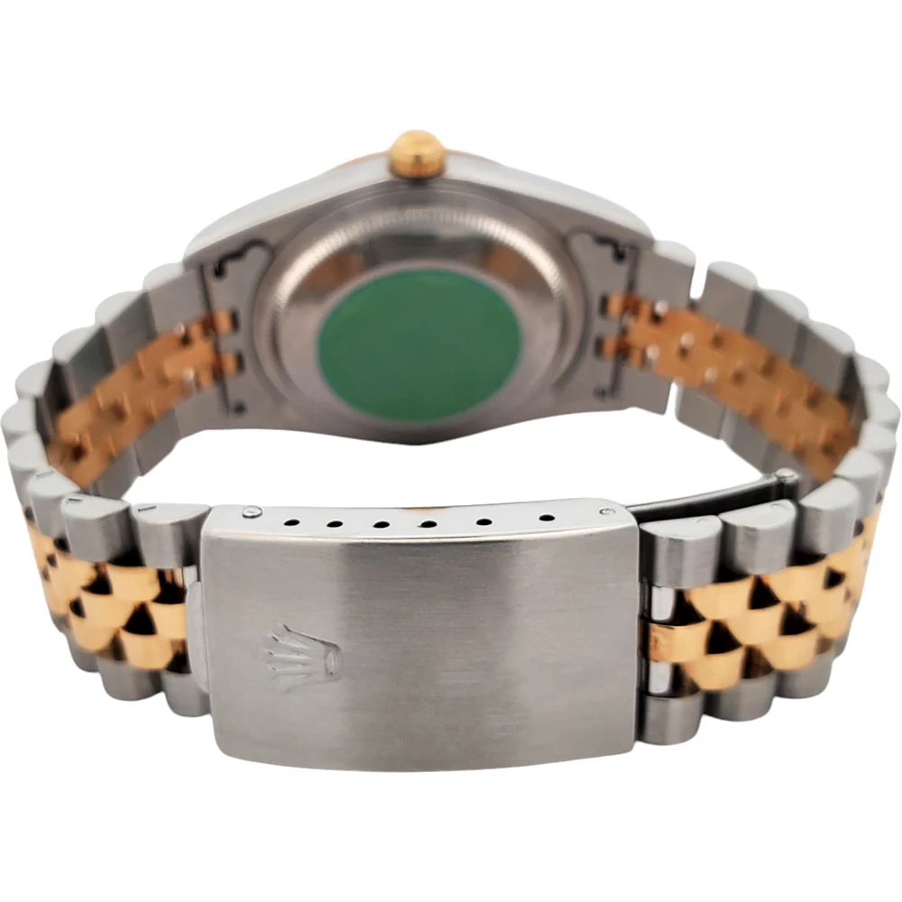 Rolex Datejust 36mm Cream Roman Dial 2-tone Yellow Gold/Steel Jubilee Watch 16233 Papers - Image 6
