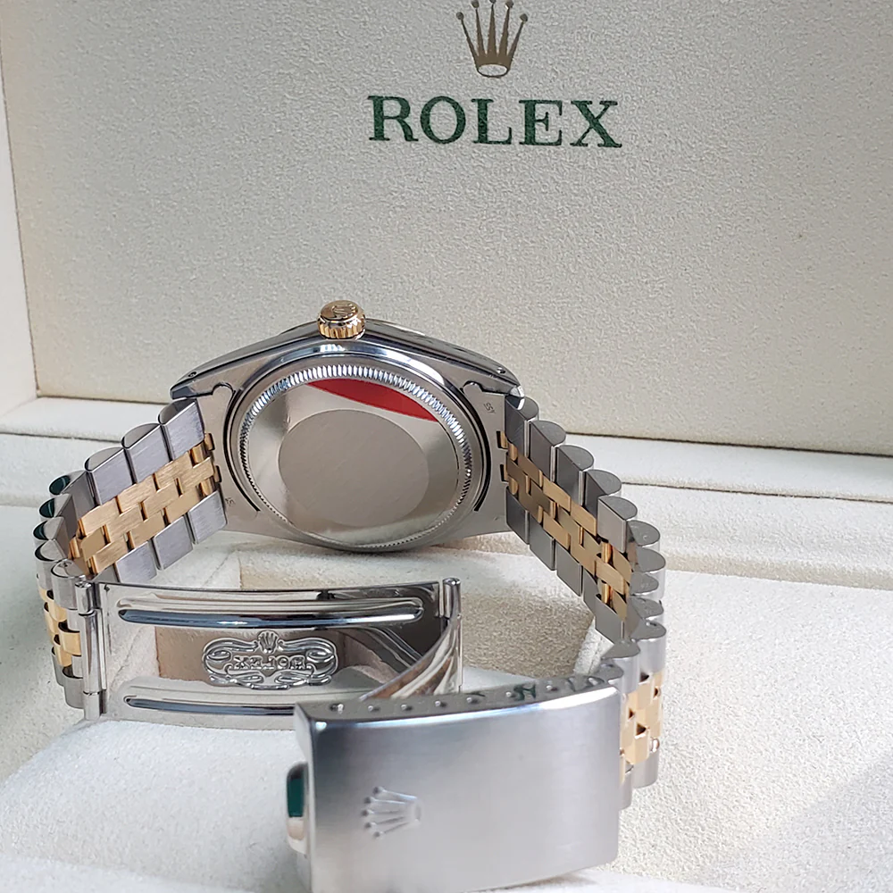 Rolex Datejust 36mm Champagne Dial Yellow Gold/Steel Watch 16013 - Image 5