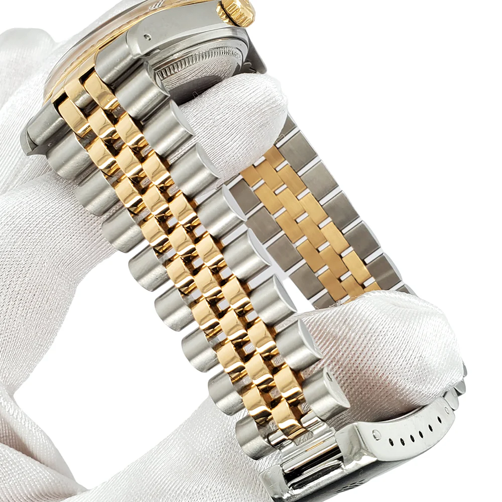 Rolex Datejust 36mm Factory Champagne Diamond Dial Gold/Stainless Steel Watch 16013 Box Papers - Image 3
