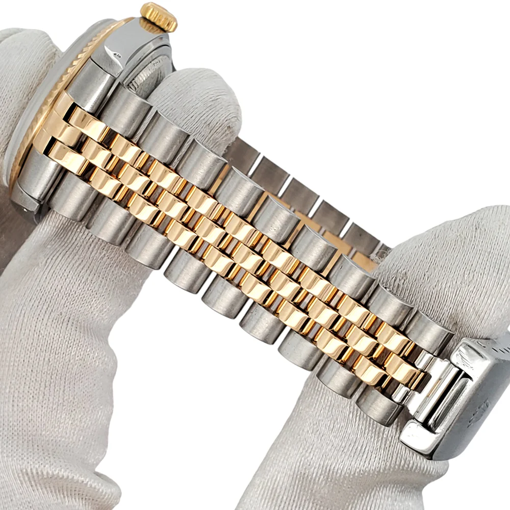 Rolex Datejust 36mm Factory Champagne Diamond Dial Yellow Gold/Steel Watch 16013 - Image 4