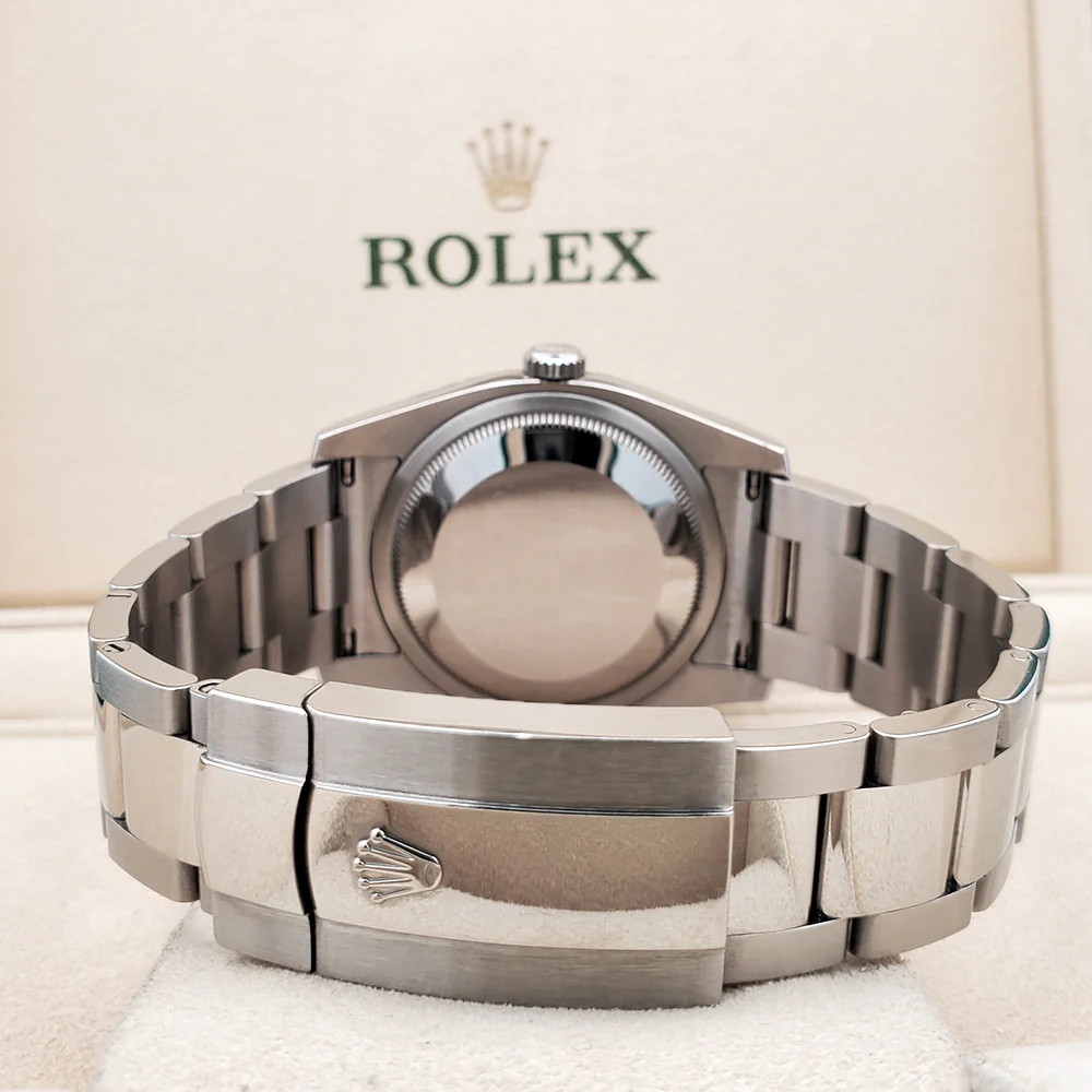 Rolex Datejust 36mm Gray Roman Steel Oyster Watch 116200 Box Papers - Image 5