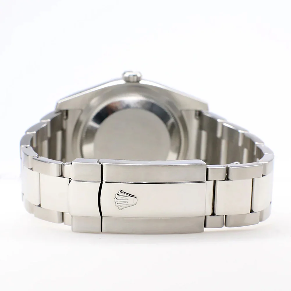 Rolex Datejust 36mm Salmon Roman Dial Oyster Watch with custom VS1 Diamond Bezel 116200 - Image 5