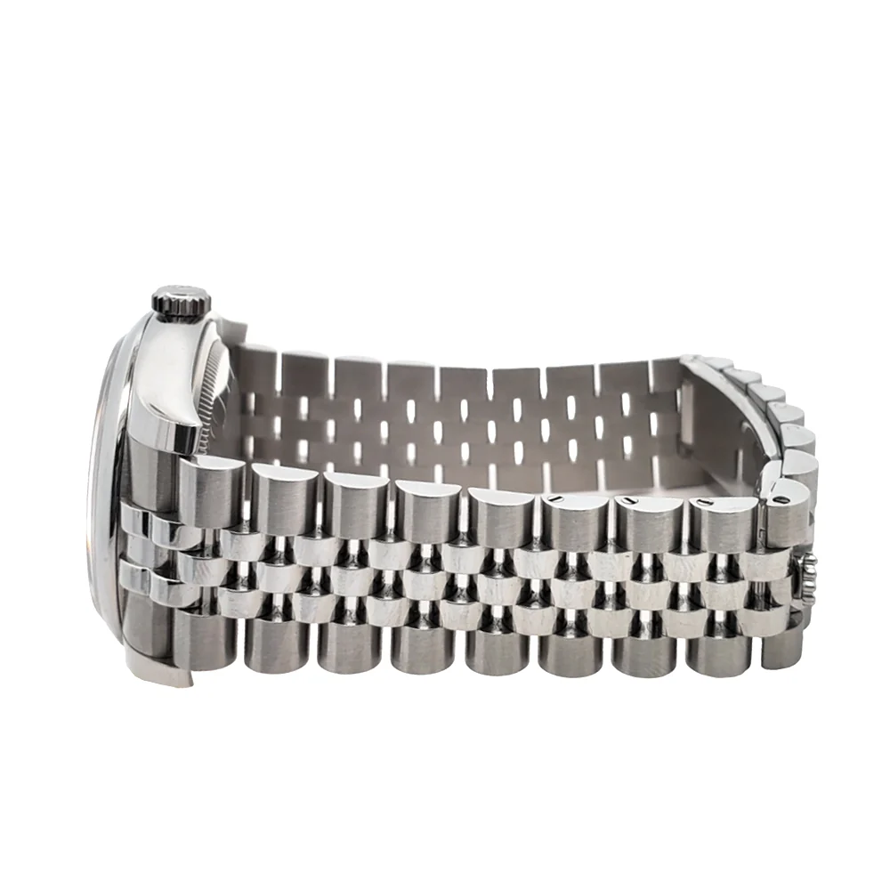 Rolex Datejust 36mm Silver Index Steel Jubilee Watch 116200 Box Papers - Image 4