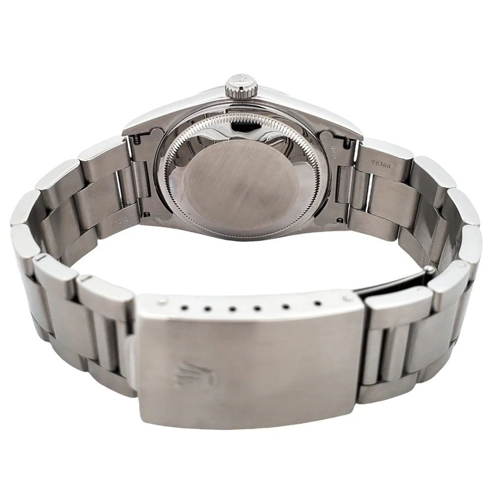 Rolex Datejust 36mm Silver Index Steel Oyster Watch 16200 Box Papers - Image 4