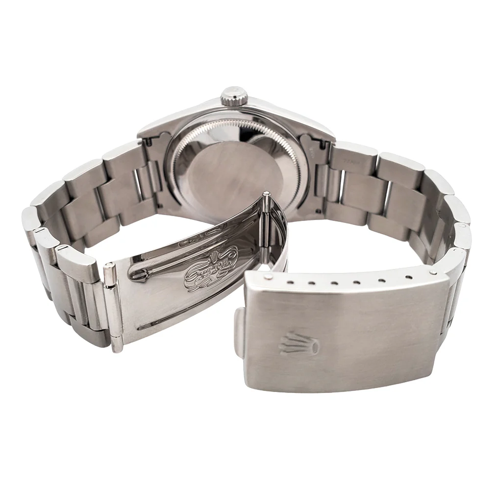 Rolex Datejust 36mm Silver Index Steel Oyster Watch 16200 Box Papers - Image 5