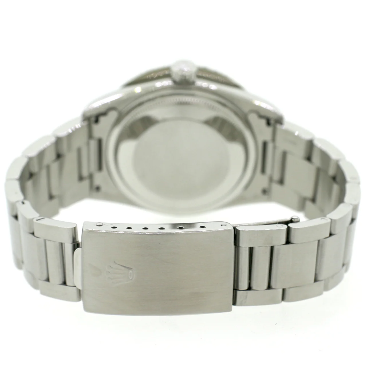 Rolex Datejust 36mm Silver Roman Dial Watch 4.6CT Diamond Bezel 16200 - Image 4