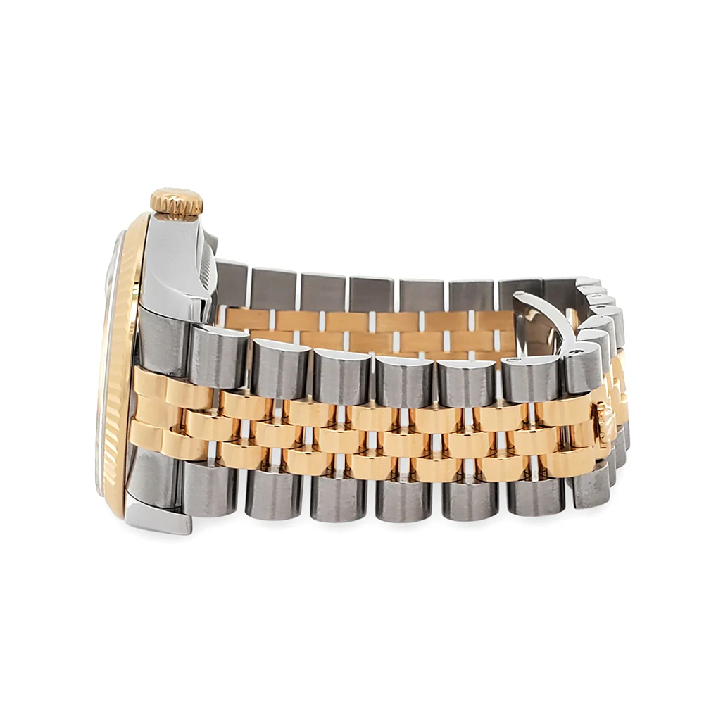 Rolex Datejust 36mm Silver Tuxedo 2-tone Yellow Gold/Steel 116233 Jubilee Watch Box/Apr - Image 7