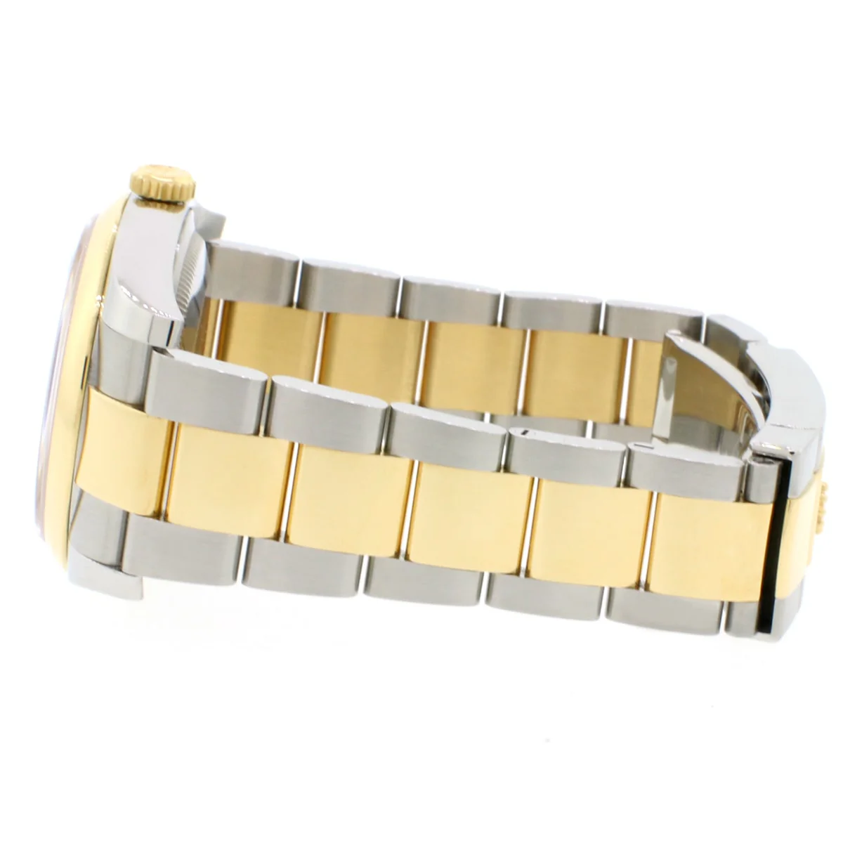 Rolex Datejust 36mm Steel & Gold Rehaut engraved Brown dial Unisex Automatic Watch 116203 - Image 6
