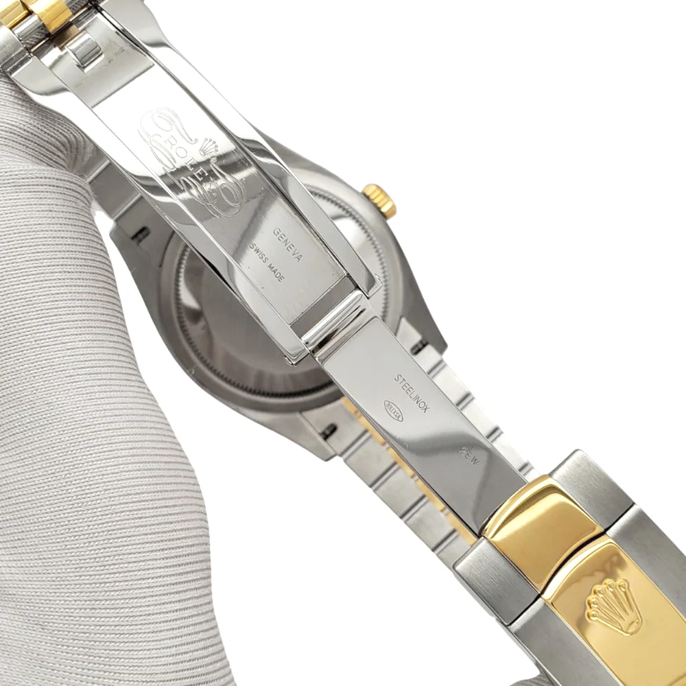 Rolex Datejust 36mm White Dial Fluted Bezel Yellow Gold/Steel Jubilee Watch 126233 Box Papers - Image 6