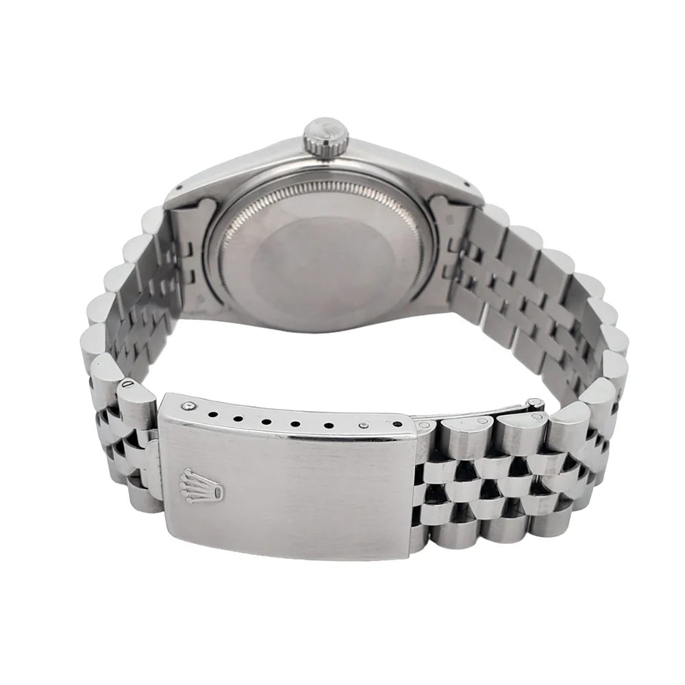 Rolex Datejust 36mm White Gold Fluted Bezel Steel Jubilee Watch 16014 - Image 4