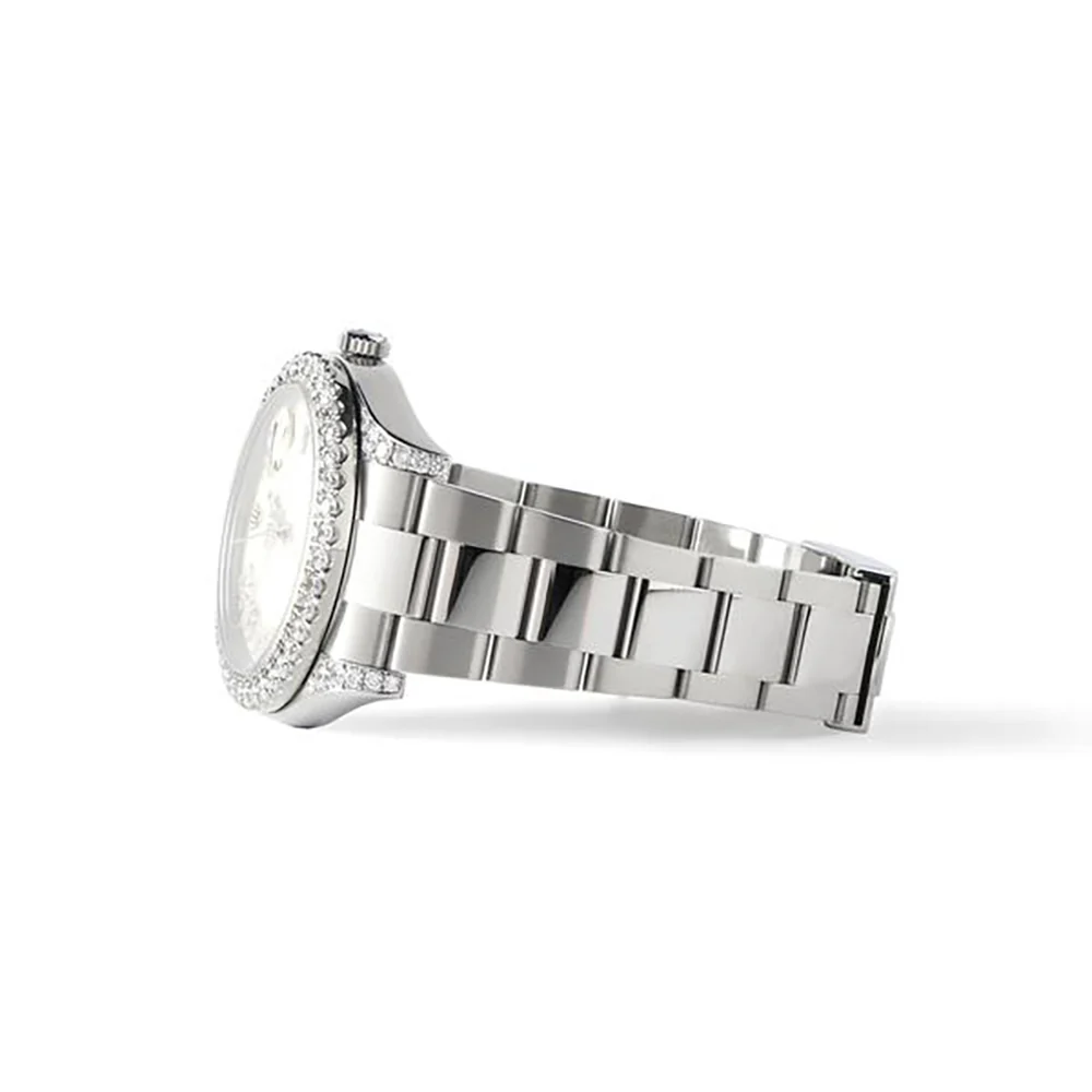 Rolex Datejust 41 126300 4.4CT Diamond Bezel/Lugs/Blue Index Dial Steel Watch Box Papers - Image 5