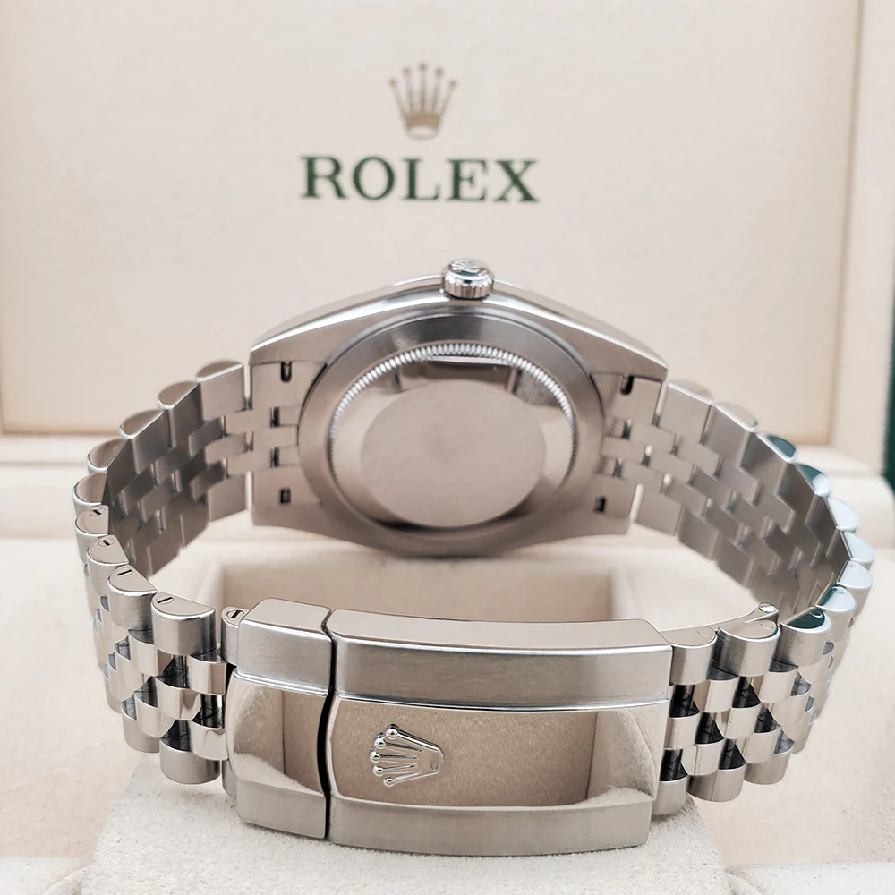 Rolex Datejust 41 126300 White Index Steel Jubilee Watch Box Papers - Image 5