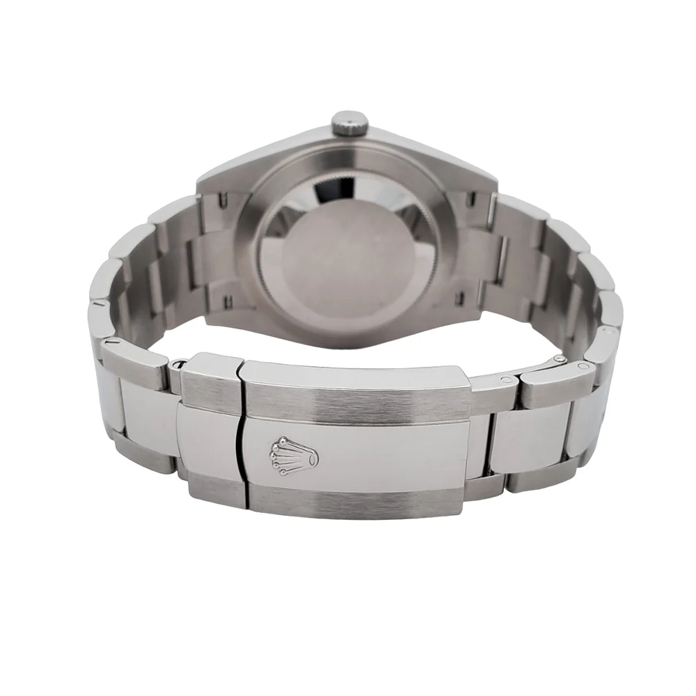Rolex Datejust 41 126300 Wimbledon Grey Slate Roman Steel Oyster Watch Box Papers - Image 6