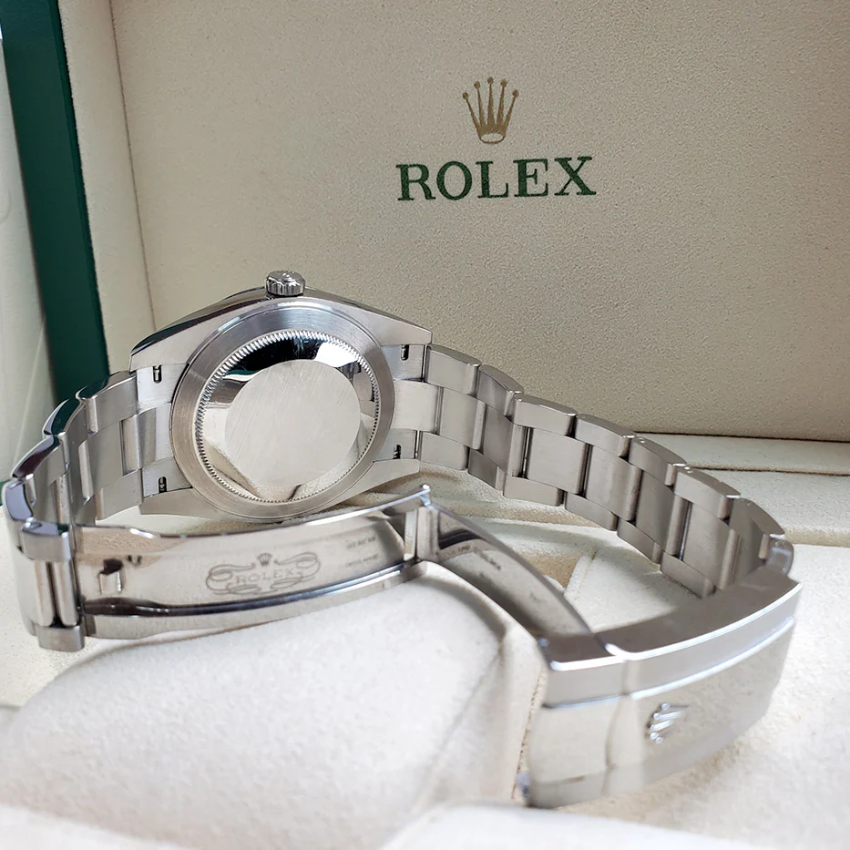 Rolex Datejust 41 126300 Wimbledon Slate Roman Dial Steel Oyster Watch Box Papers - Image 6