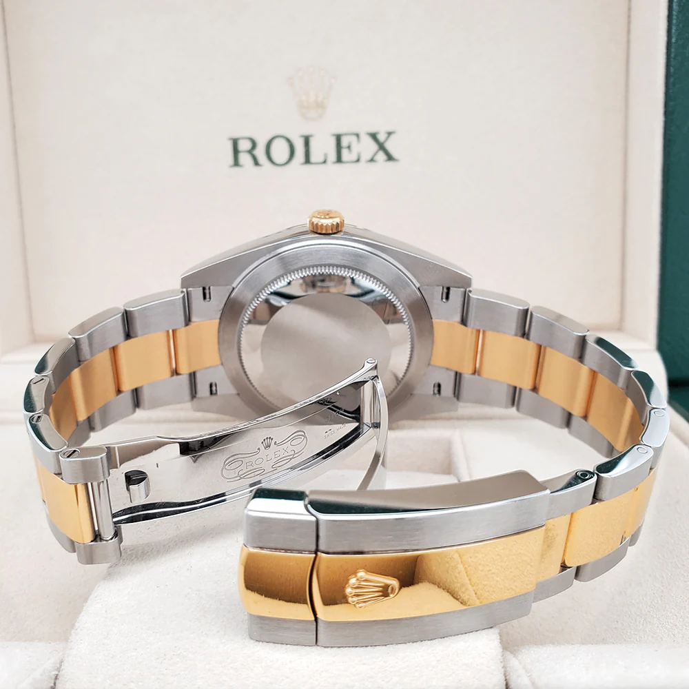 Rolex Datejust 41 126333 Factory Black Diamond Dial Yellow Gold/Steel Watch Box Papers - Image 6