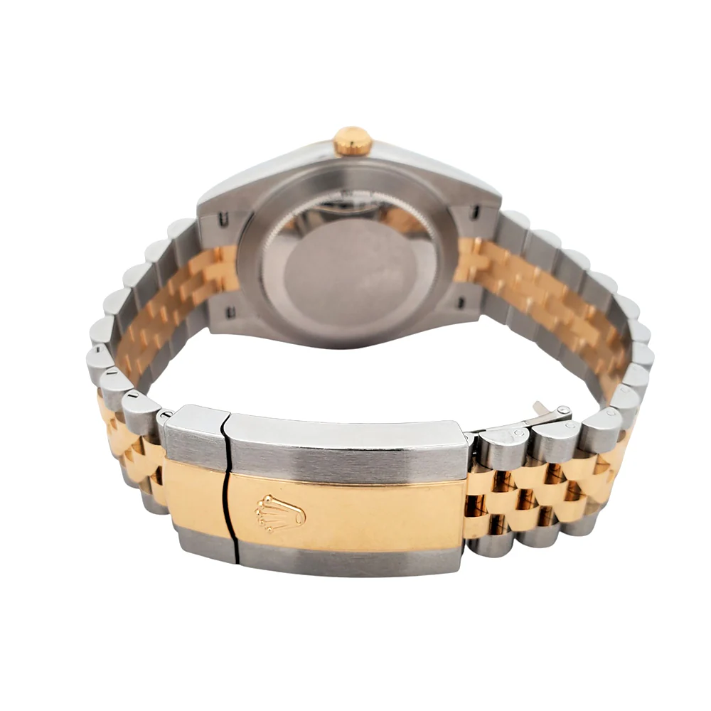 2023 Rolex Datejust 41 126333 Factory Champagne Diamond 2-tone Yellow Gold/Steel Jubilee Watch Box Papers - Image 5