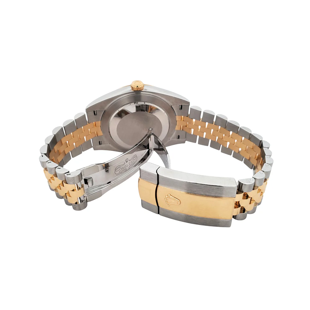 2023 Rolex Datejust 41 126333 Factory Champagne Diamond 2-tone Yellow Gold/Steel Jubilee Watch Box Papers - Image 6