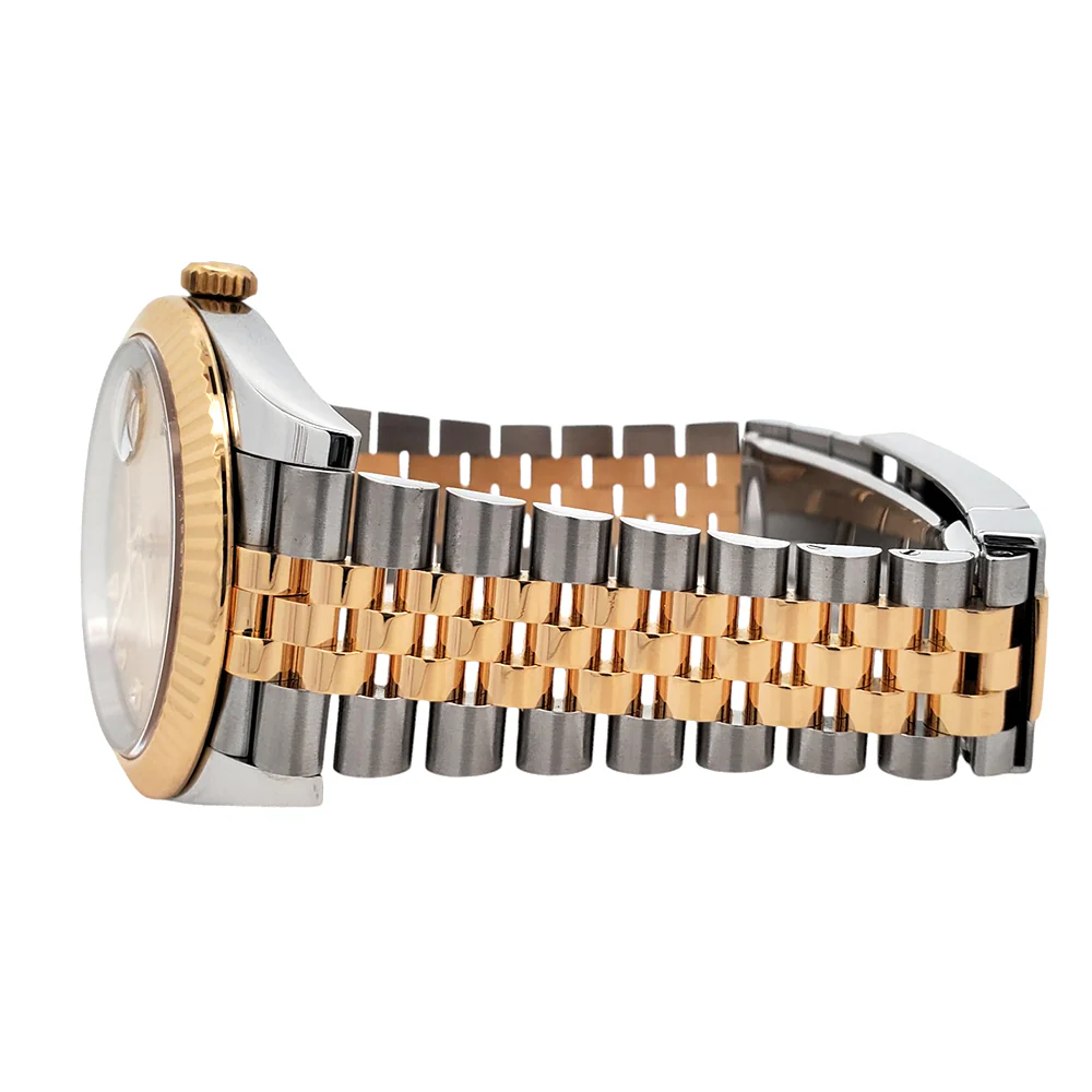 Rolex Datejust 41 126333 Factory Champagne Diamond 2-tone Yellow Gold/Steel Jubilee Watch Box Papers - Image 4