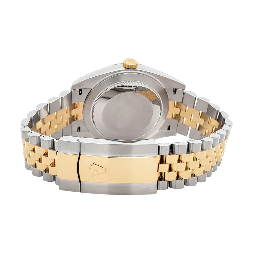 Rolex Datejust 41 126333 Silver Index 2-Tone Yellow Gold/Steel Jubilee Watch Box/Papers/Tag - Image 6