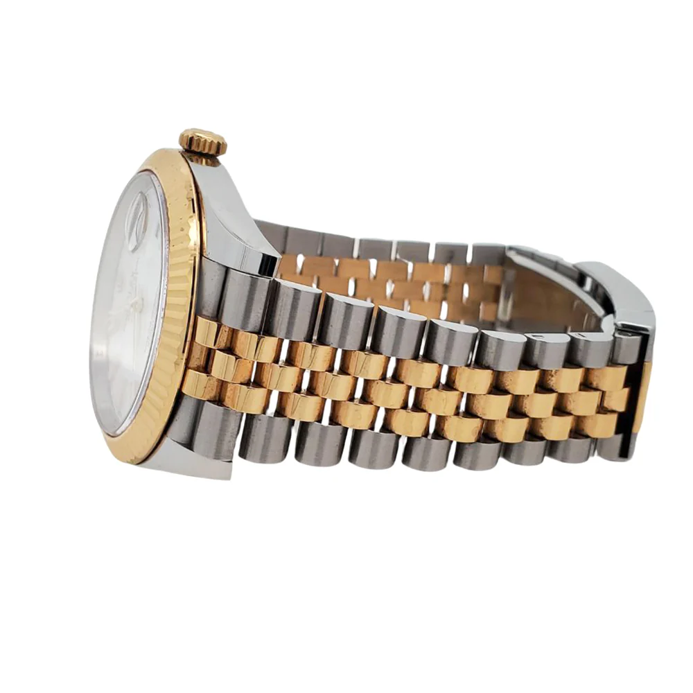 Rolex Datejust 41 126333 White Index Dial Yellow Gold/Steel Jubilee Watch Box Papers - Image 4
