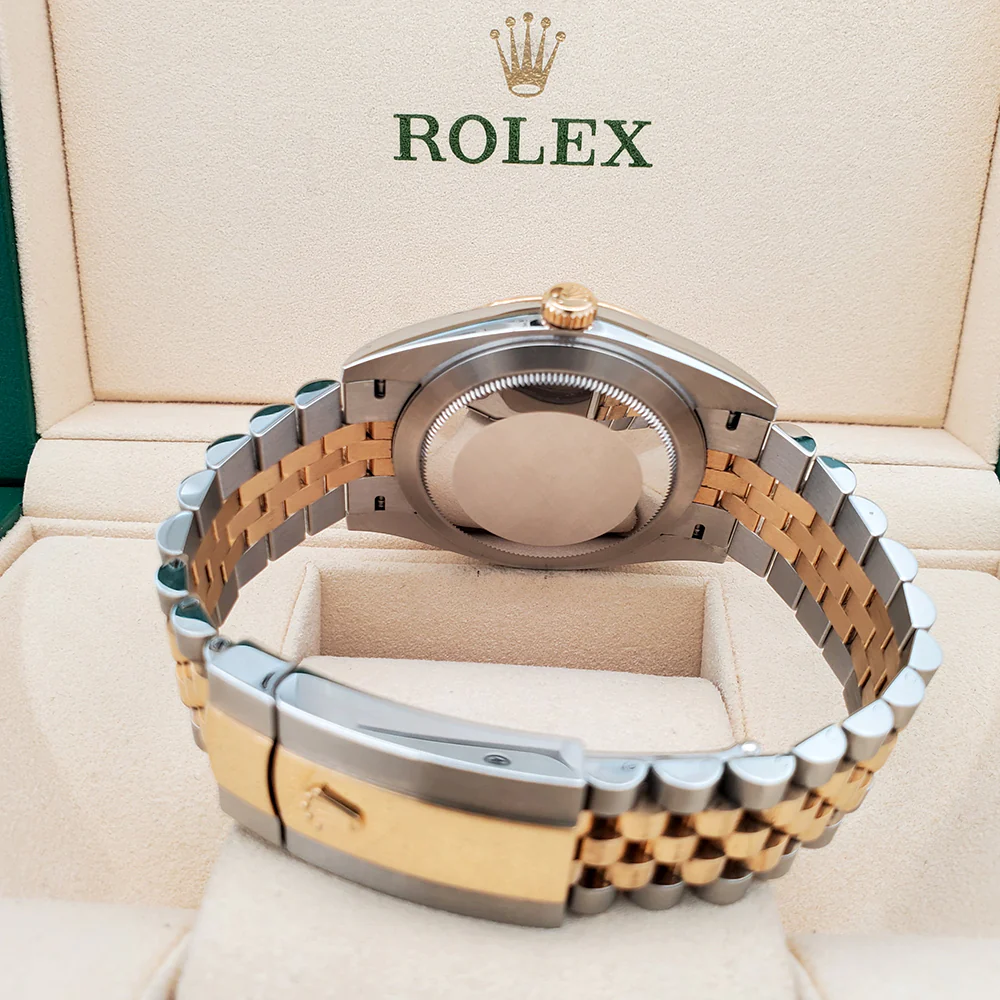 Rolex Datejust 41 126333 White Index Dial Yellow Gold/Steel Jubilee Watch Box Papers - Image 5
