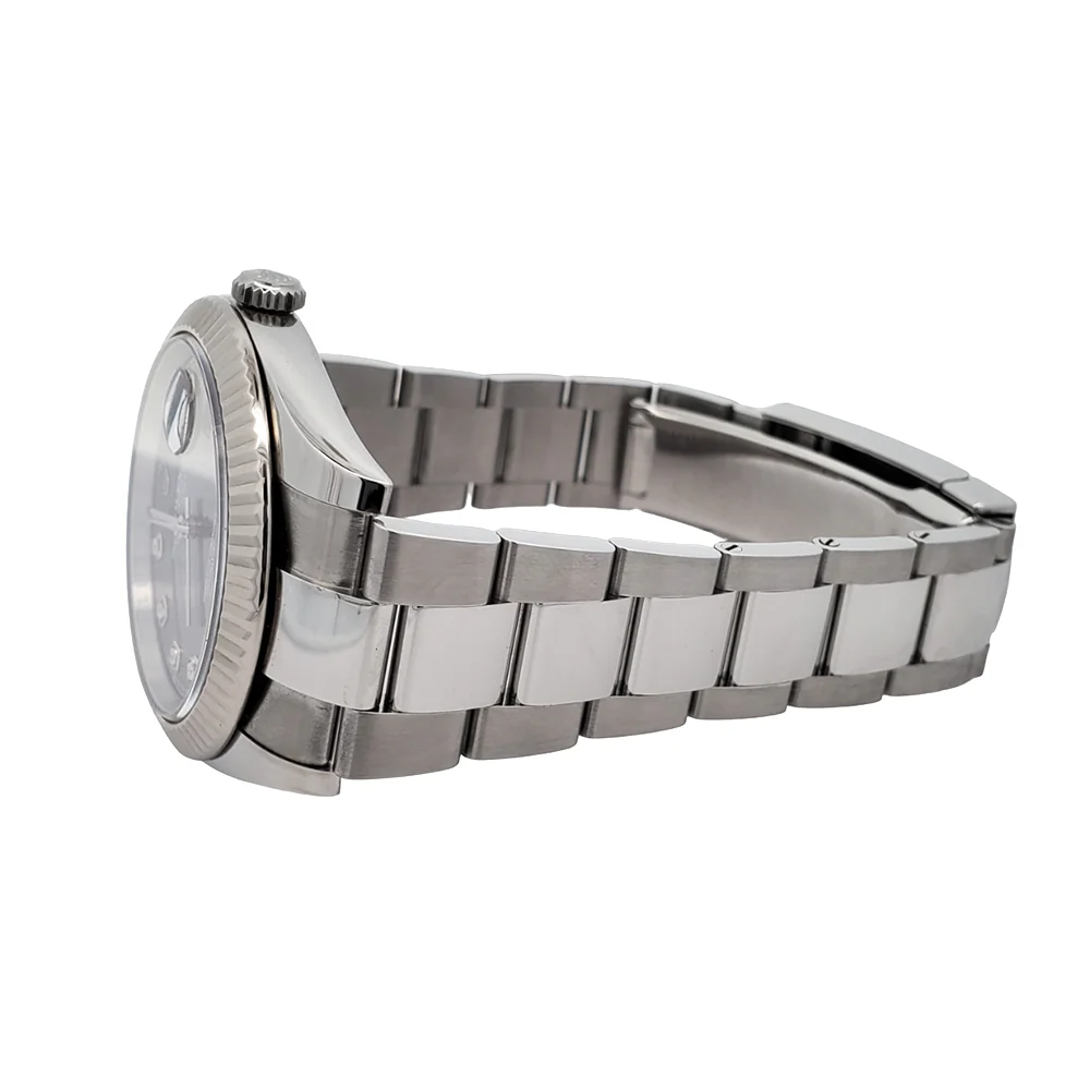 Rolex Datejust 41 126334 Factory Rhodium Diamond Dial Stainless Steel Watch 2023 Box Papers - Image 4