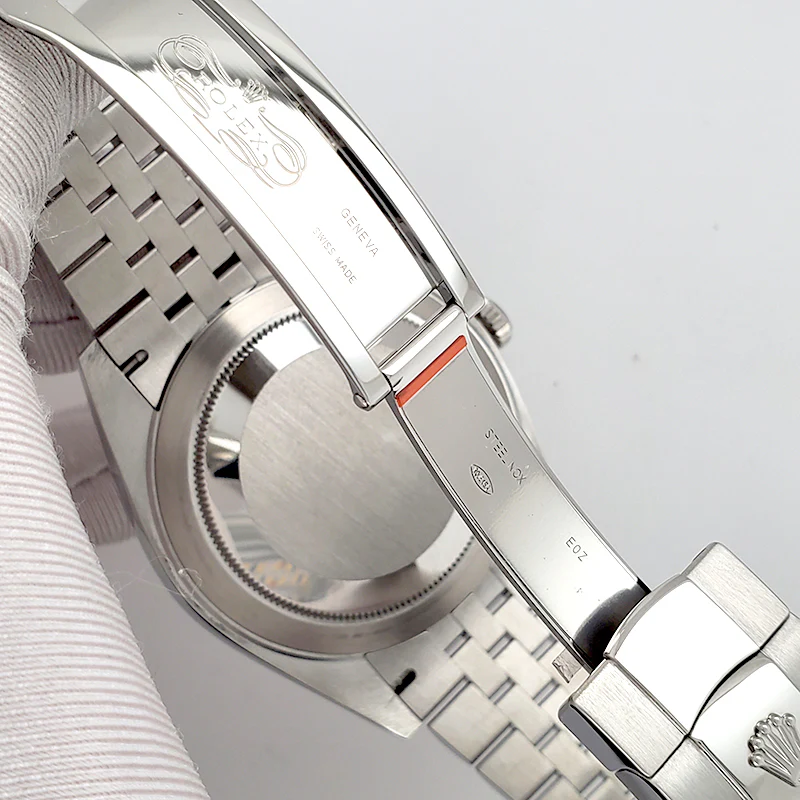 Rolex Datejust 41 126334 Wimbledon Slate Roman Dial Steel Jubilee Watch 2020 Box Papers - Image 6