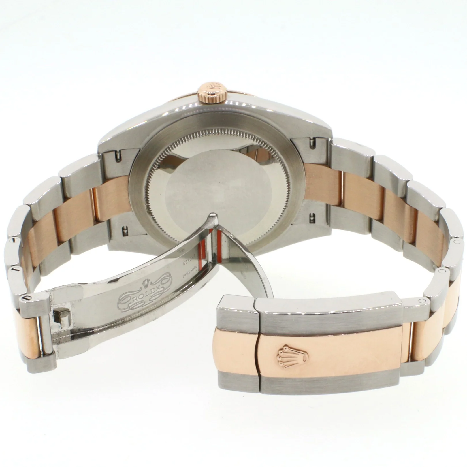 Rolex Datejust 41mm 2-Tone Chocolate Dial Oyster Watch Box and Papers - Image 6