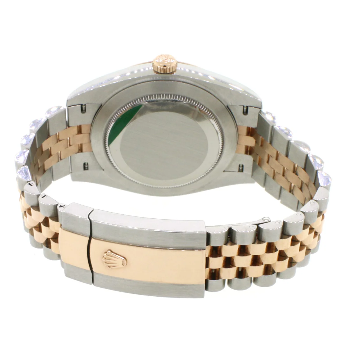 Rolex Datejust 41 2-Tone Everose Gold & SS Factory Chocolate Diamond Dial Automatic Jubilee 126331 Box & Papers - Image 3