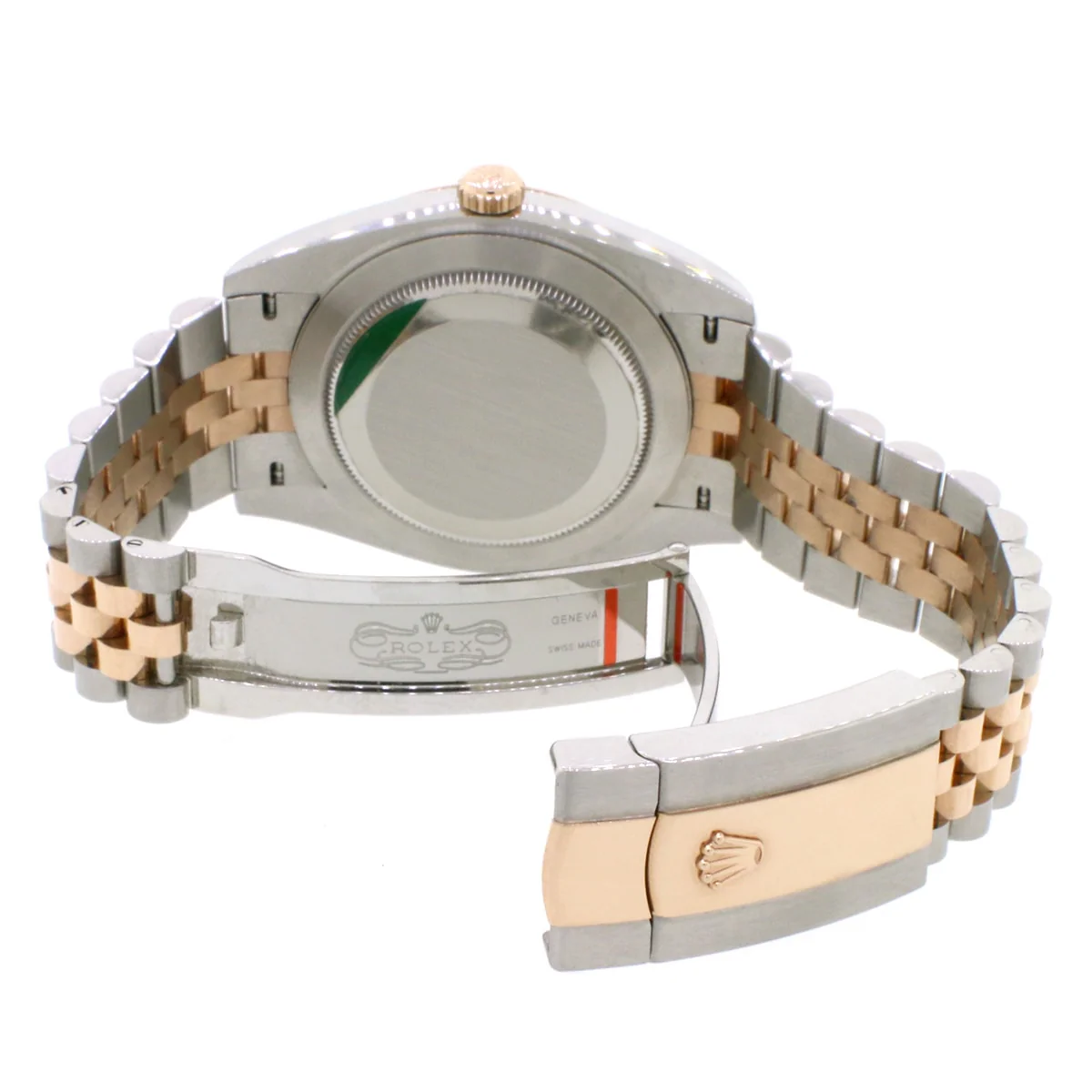 Rolex Datejust 41 2-Tone Everose Gold & SS Factory Chocolate Diamond Dial Automatic Jubilee 126331 Box & Papers - Image 5