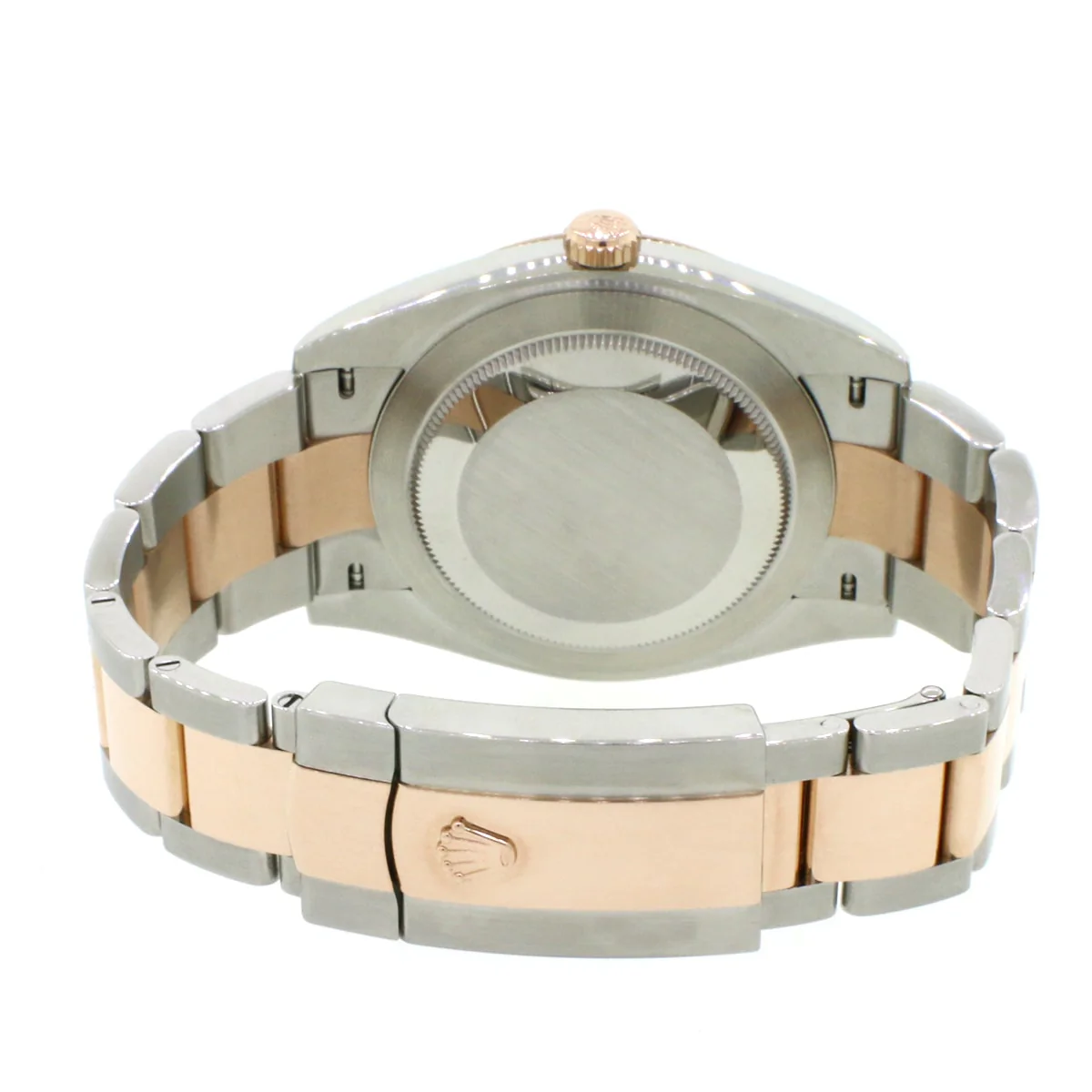 Rolex Datejust 41 2-Tone 18K Everose Gold & Stainless Steel Factory Chocolate Index Dial Automatic Oyster Mens Watch 126331 w/ Papers - Image 6