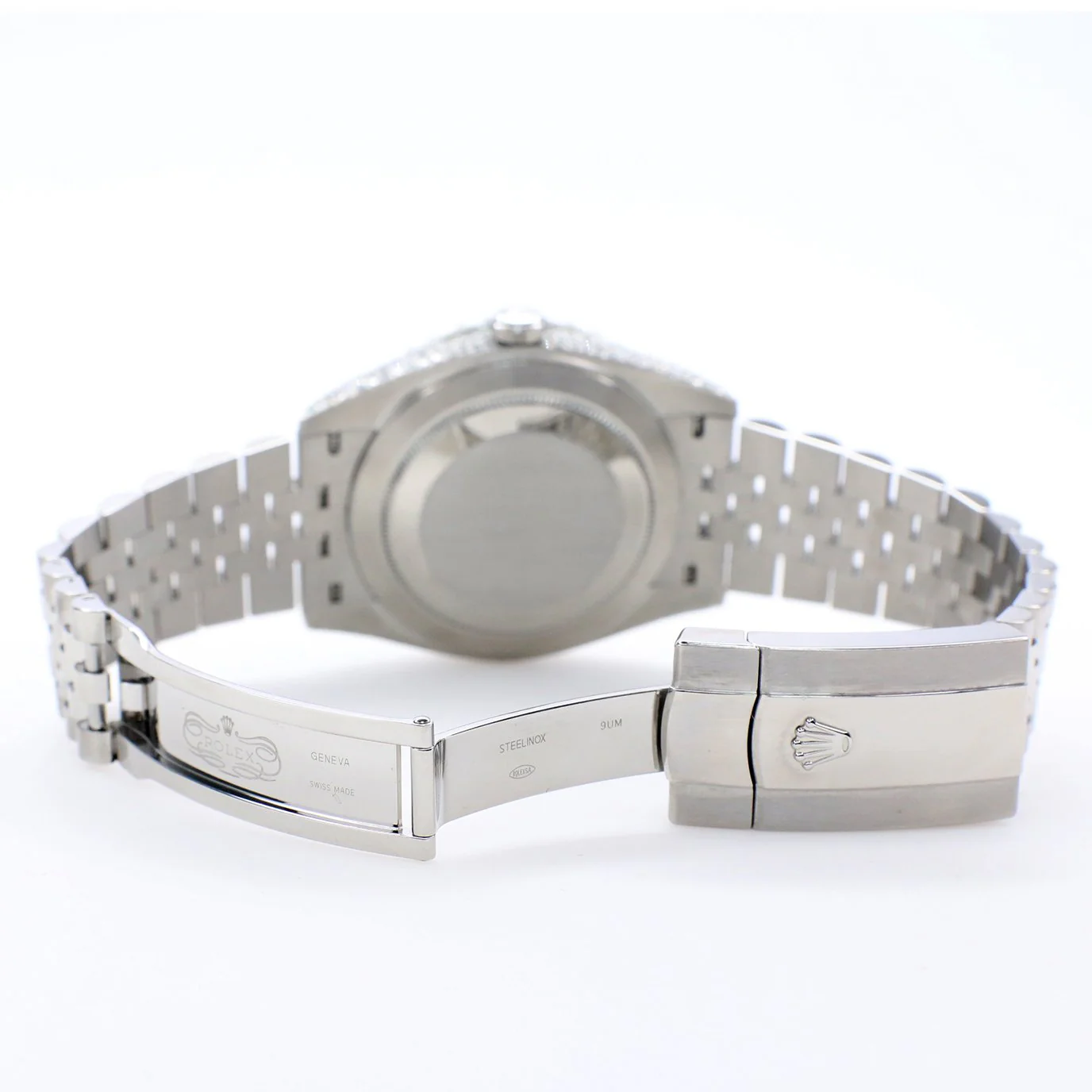 Rolex Datejust 41 5.9CT Diamond Bezel/Lugs/Sides/Gray Index Dial 126300 Watch Box Papers - Image 6