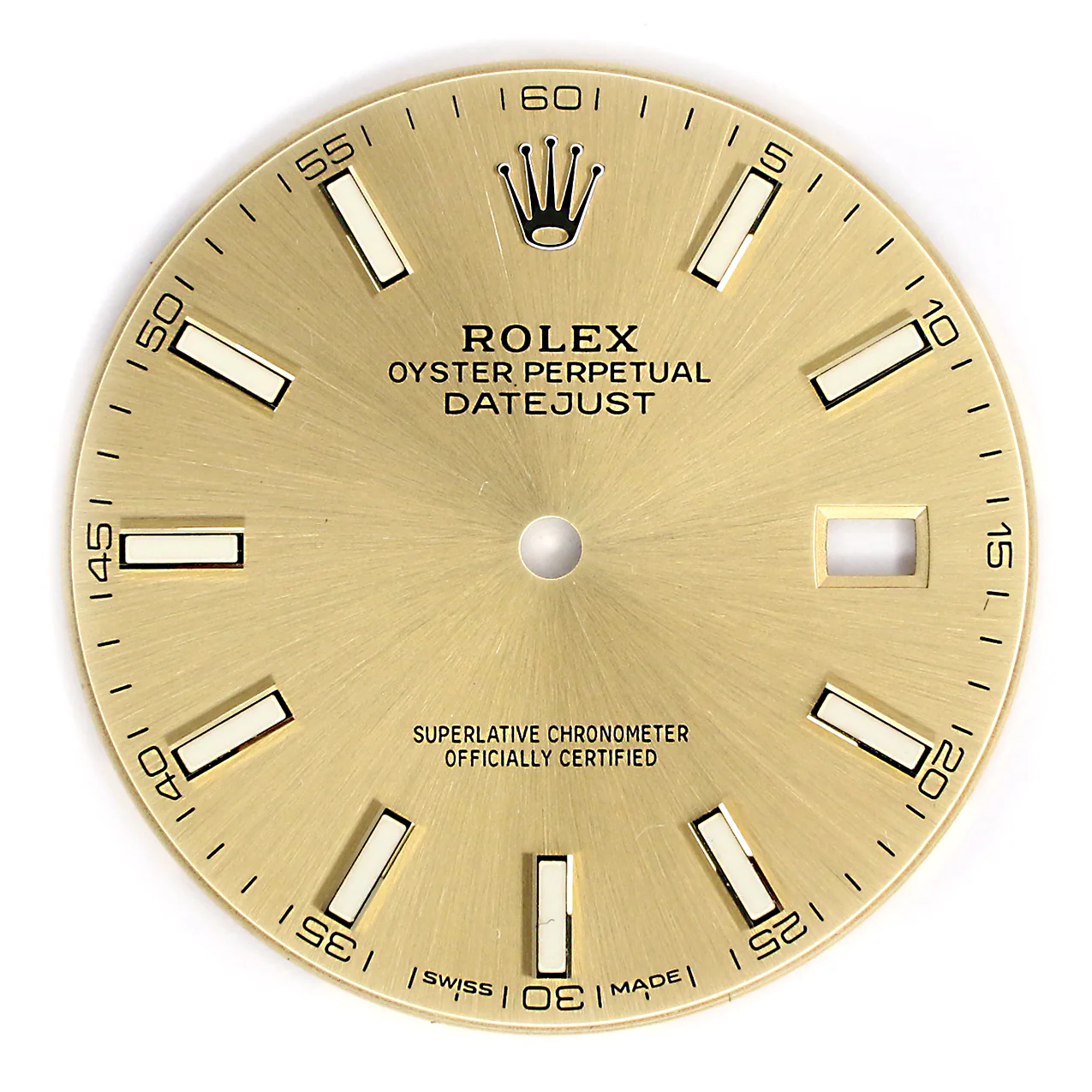 Rolex Datejust 41 Champagne Dial with Index Hour Markers 126333