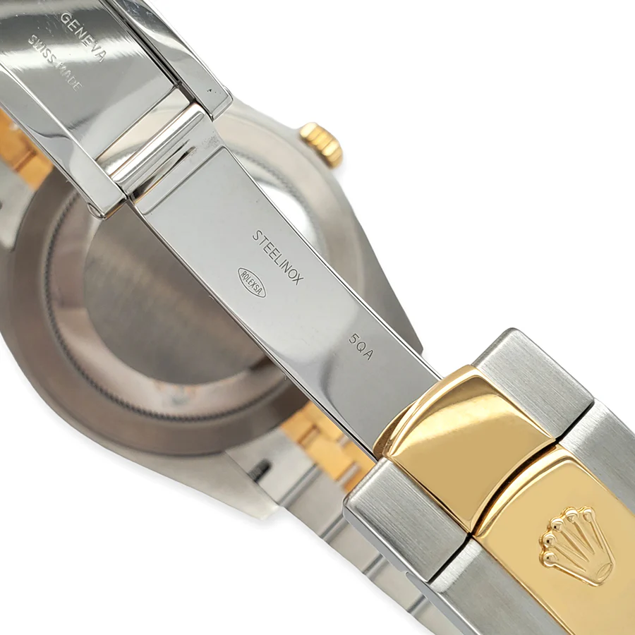 Rolex Datejust 41 Champagne Diamond Dial Yellow Gold/Steel Jubilee Watch 126333 Box Papers - Image 6