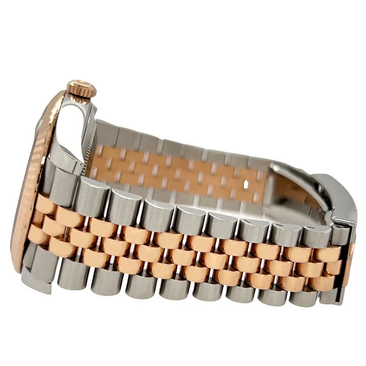 Rolex Datejust 41 Factory Chocolate Diamond Dial Rose Gold Steel Watch 126331 Box Papers 2019 - Image 3