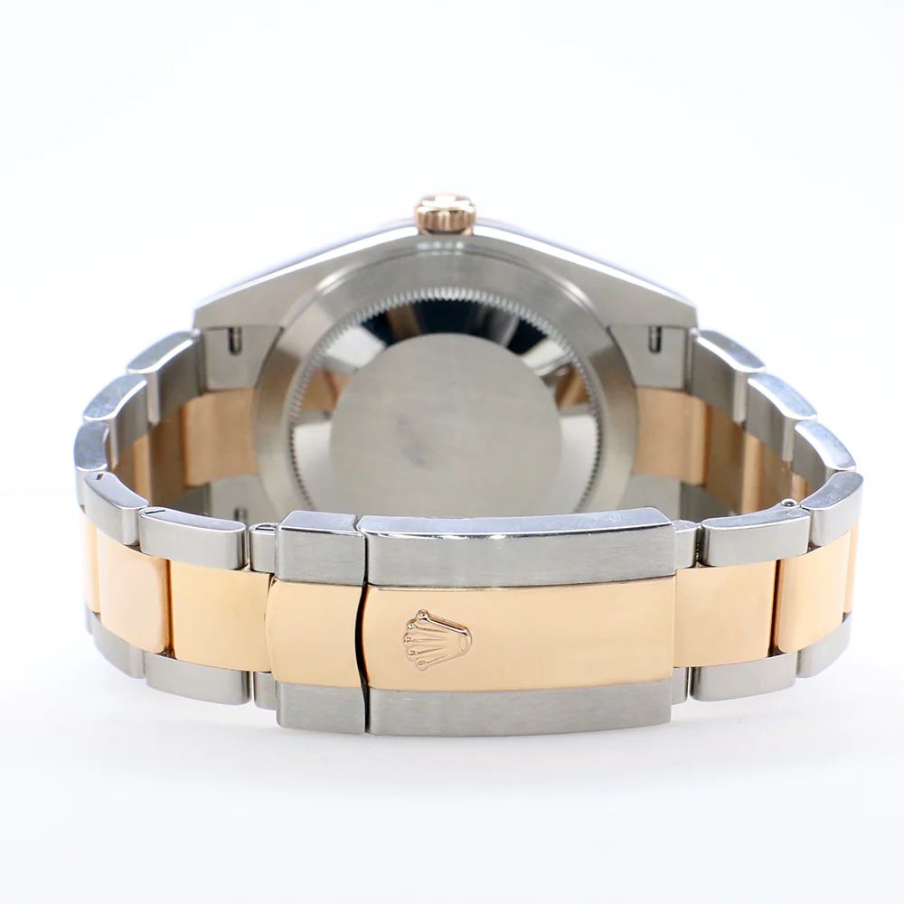 Rolex Datejust 41MM Factory Chocolate Diamond Dial 2-Tone Rose Gold/Steel Oyster Watch 126331 Box Papers - Image 6